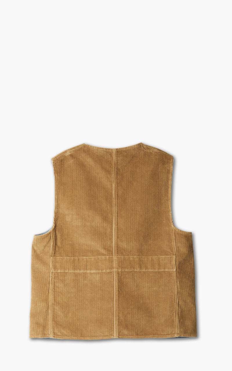 Tellason Hunting Vest Kindermann Corduroy Taupe