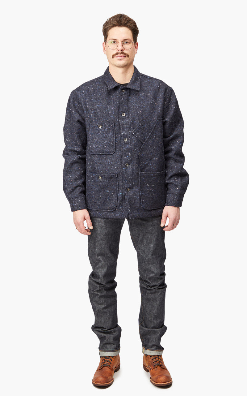 Tellason Coverall Jacket Tommy Wool Navy