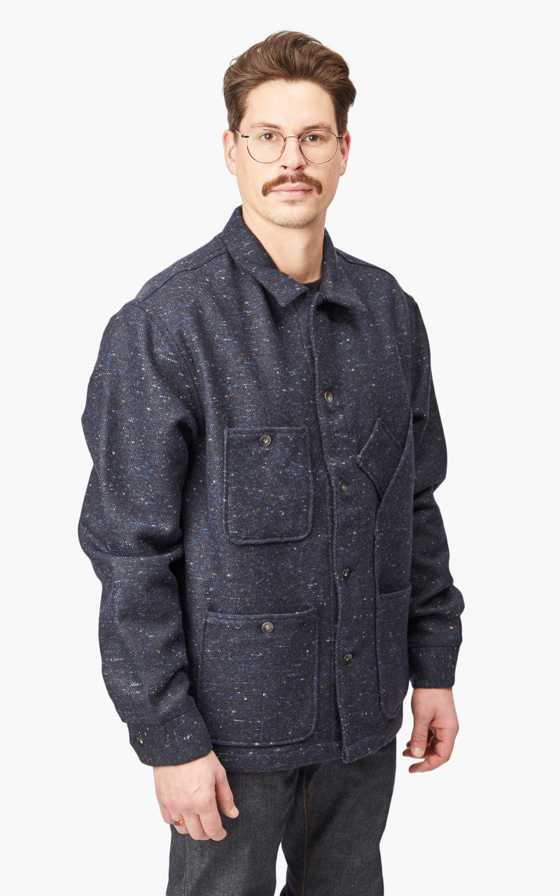 Tellason Coverall Jacket Tommy Wool Navy