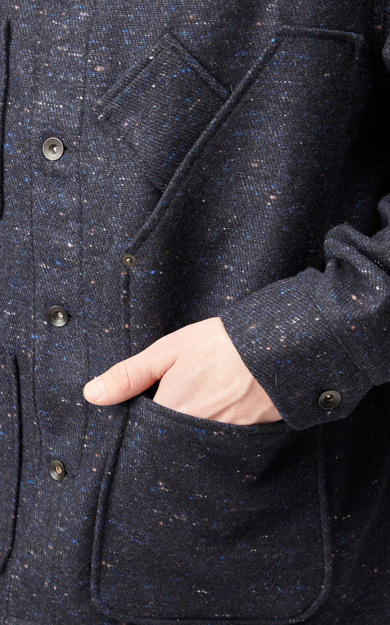 Tellason Coverall Jacket Tommy Wool Navy