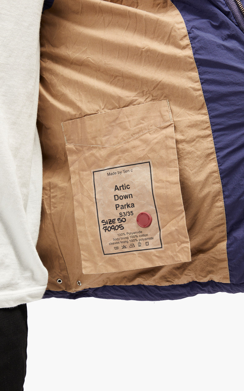 Ten C Artic Down Parka Indigo
