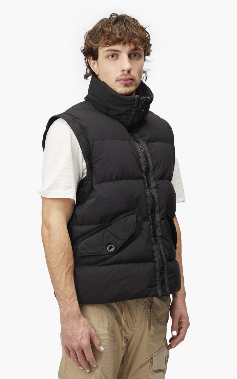 Ten C Austral Down Jacket Vest Black