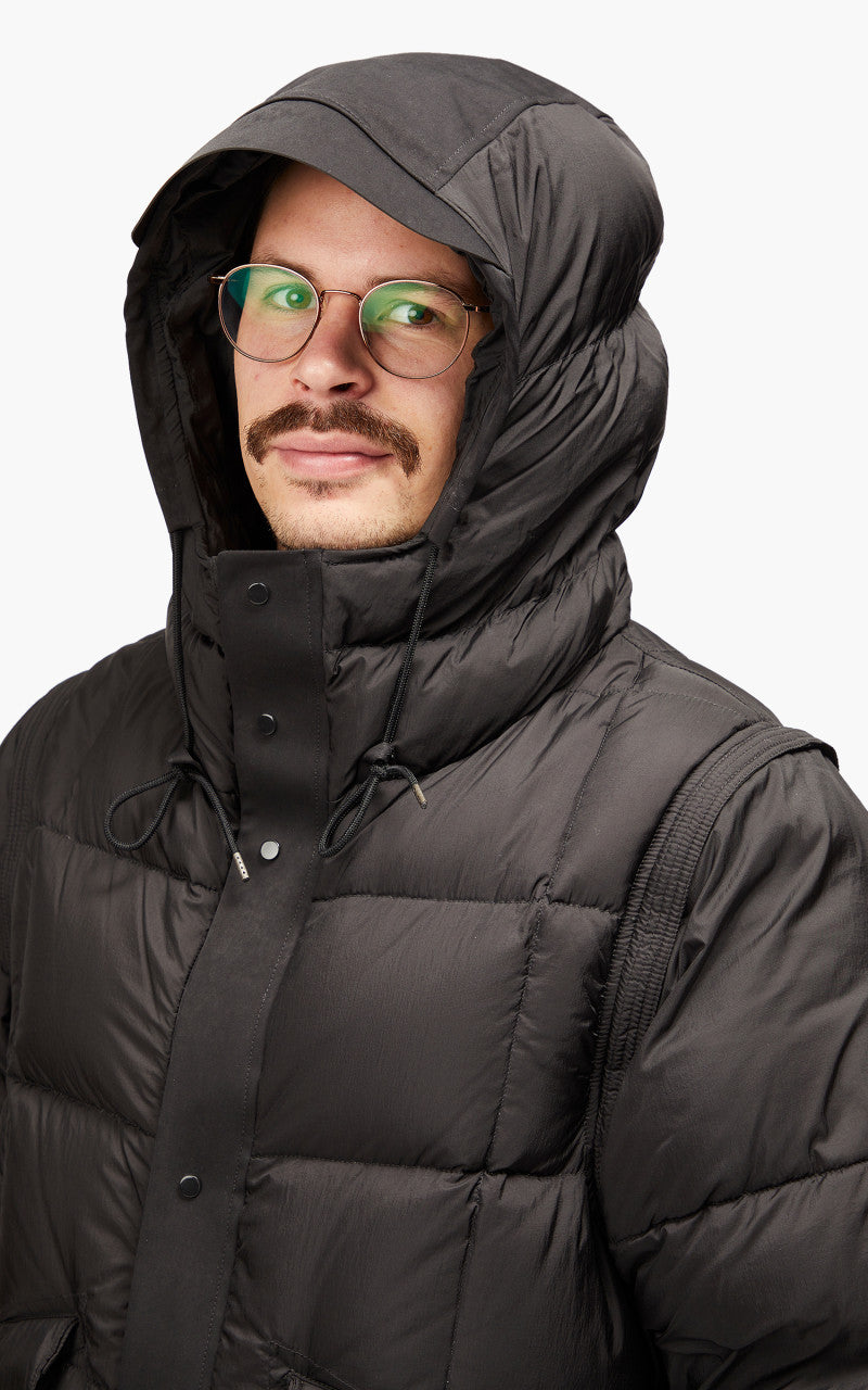 Ten C Hurricane Combo Down Anorak Black