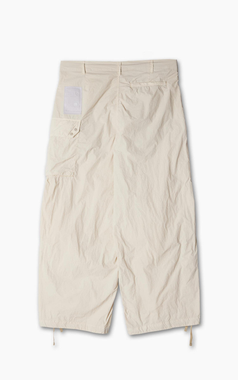 Ten C Cargo Pants Tasconato Gauze White