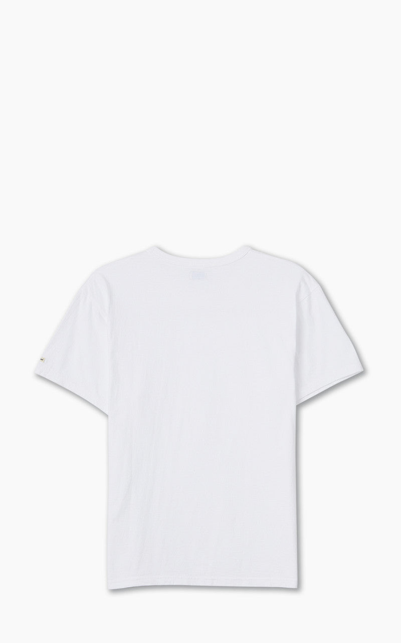 The Flat Head FN-TKC-001 Loopwheeled T-Shirt White