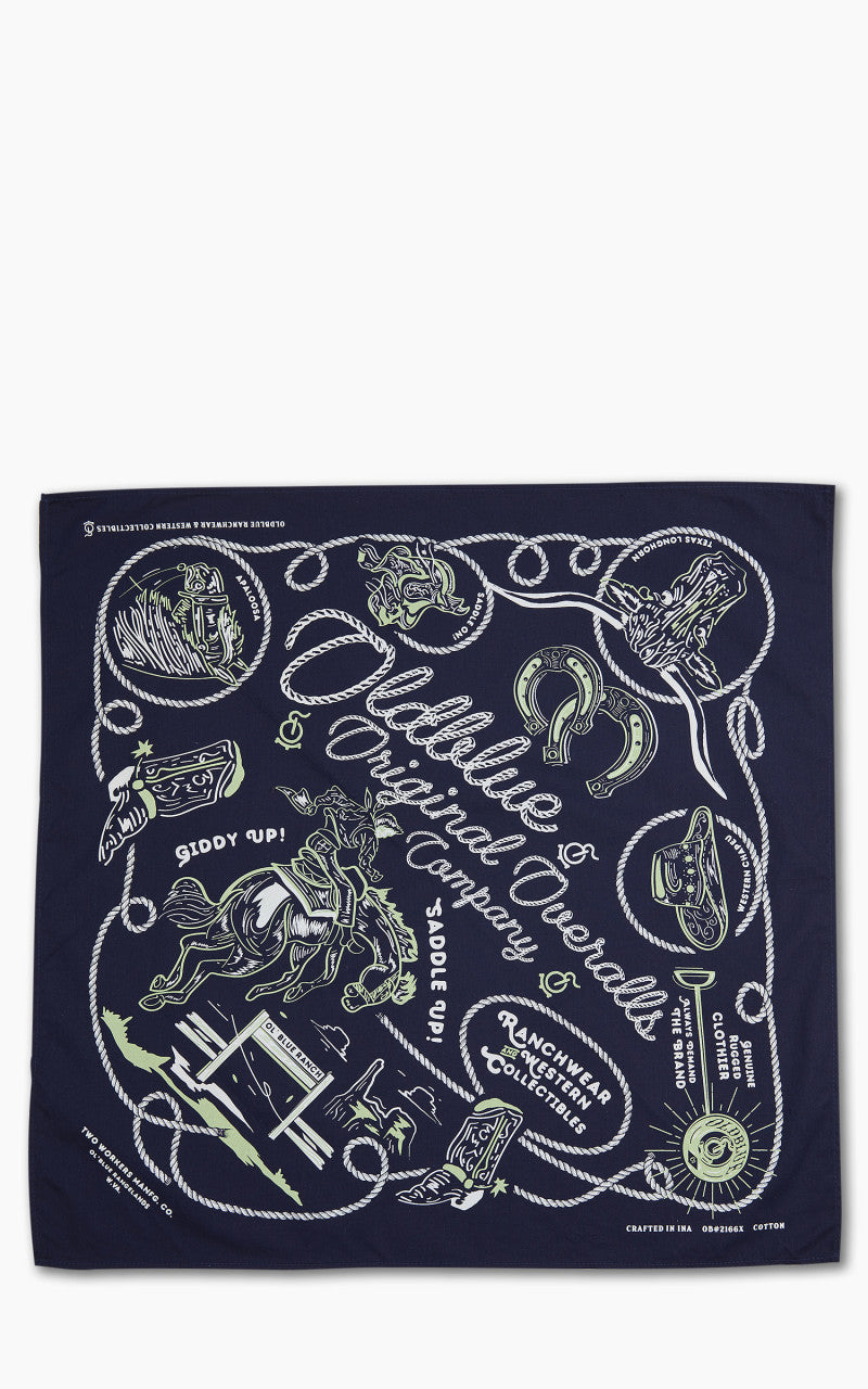 Oldblue Co. Bandana The Ranchin' Wear Blue