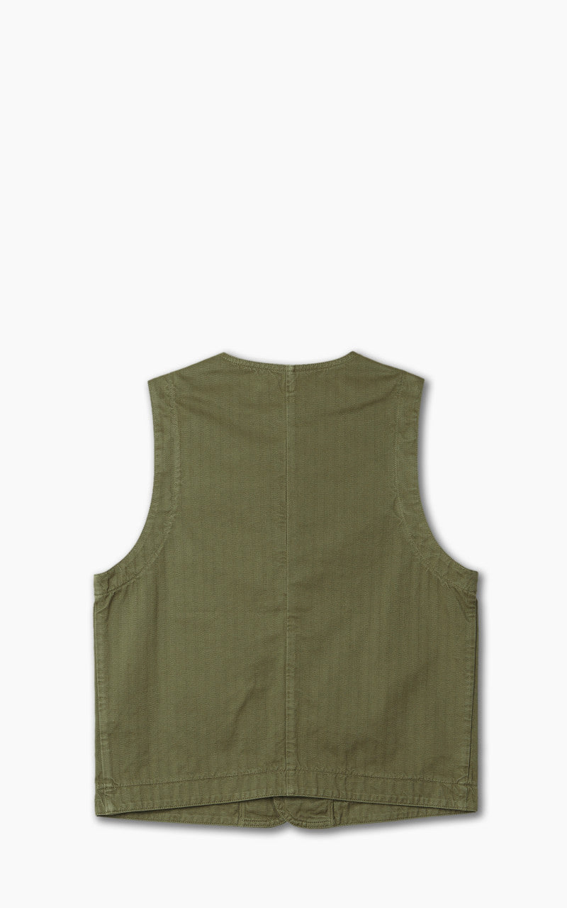 The Quartermaster Fisherman Vest Olive