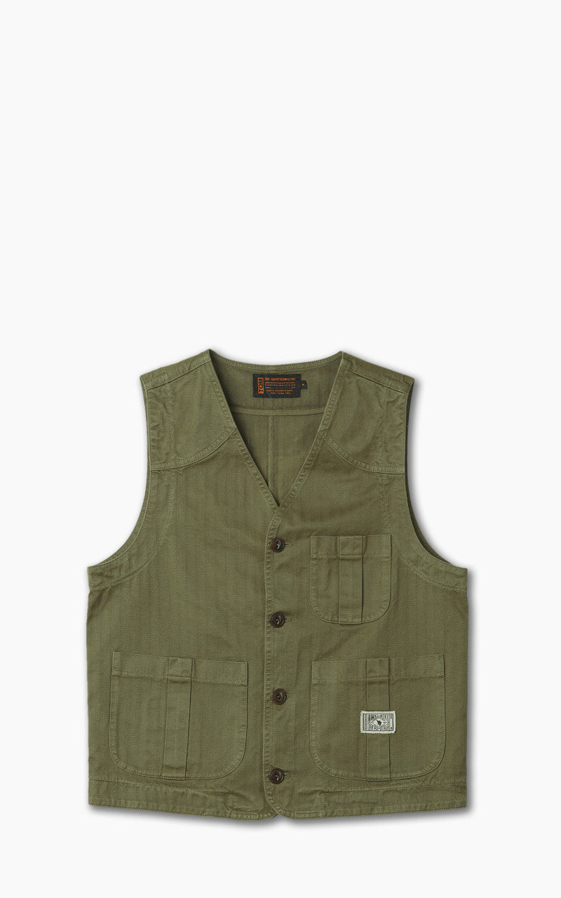 The Quartermaster Fisherman Vest Olive