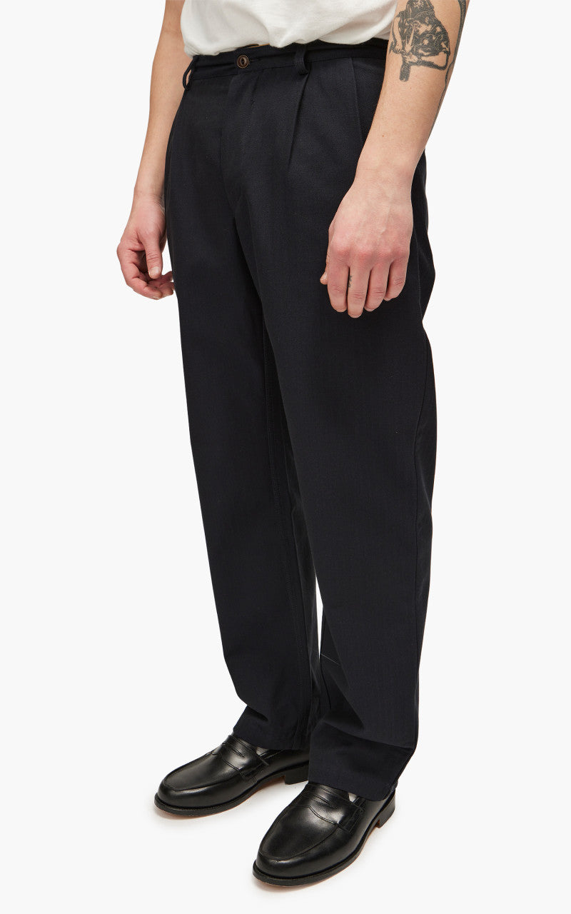 The Quartermaster French Chino HBT Blue