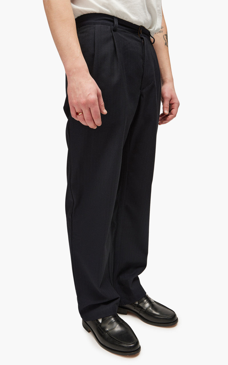 The Quartermaster French Chino HBT Blue