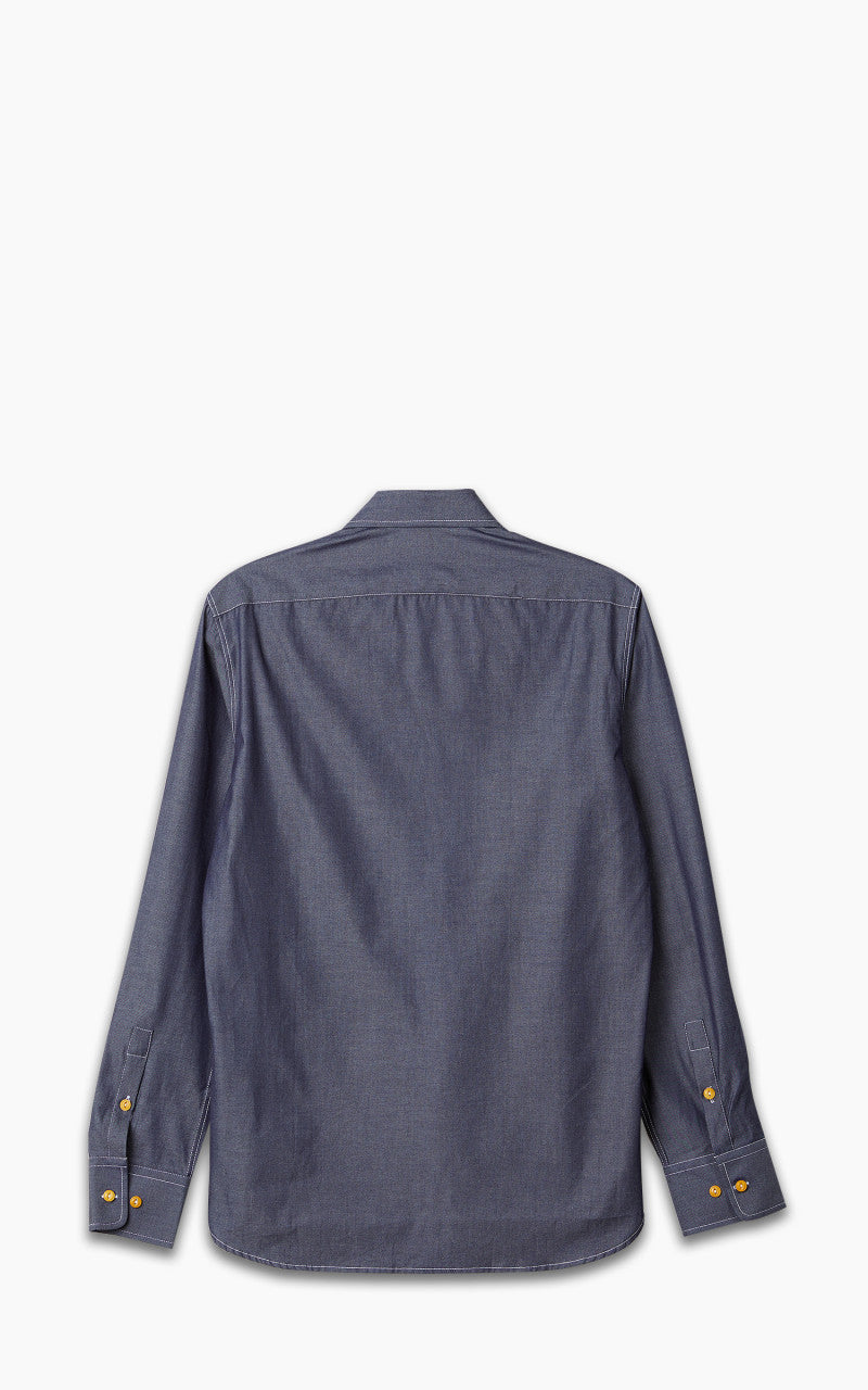The Quartermaster Work Shirt Denim Raw Indigo