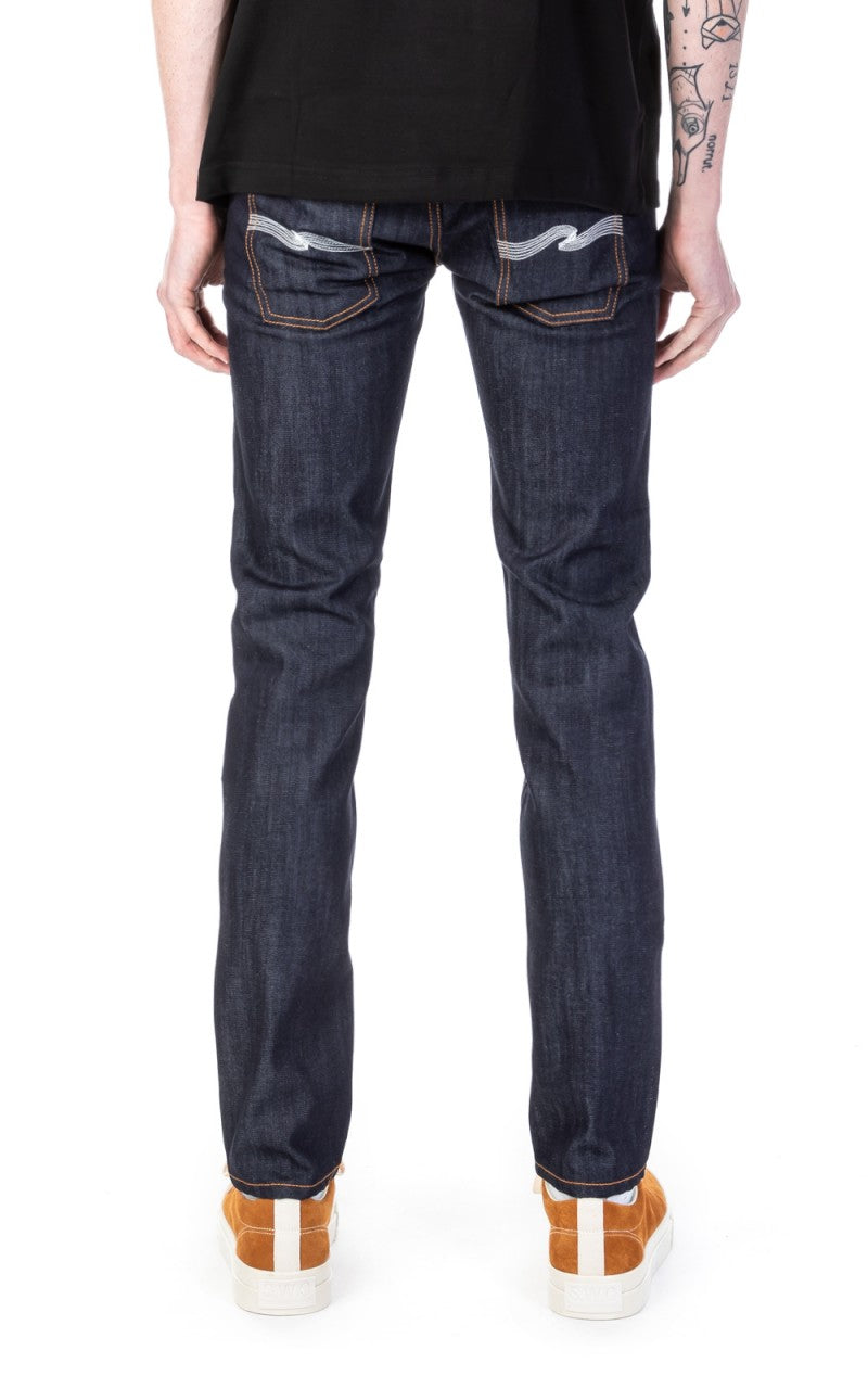 Nudie Jeans Thin Finn Dry Ecru Embo