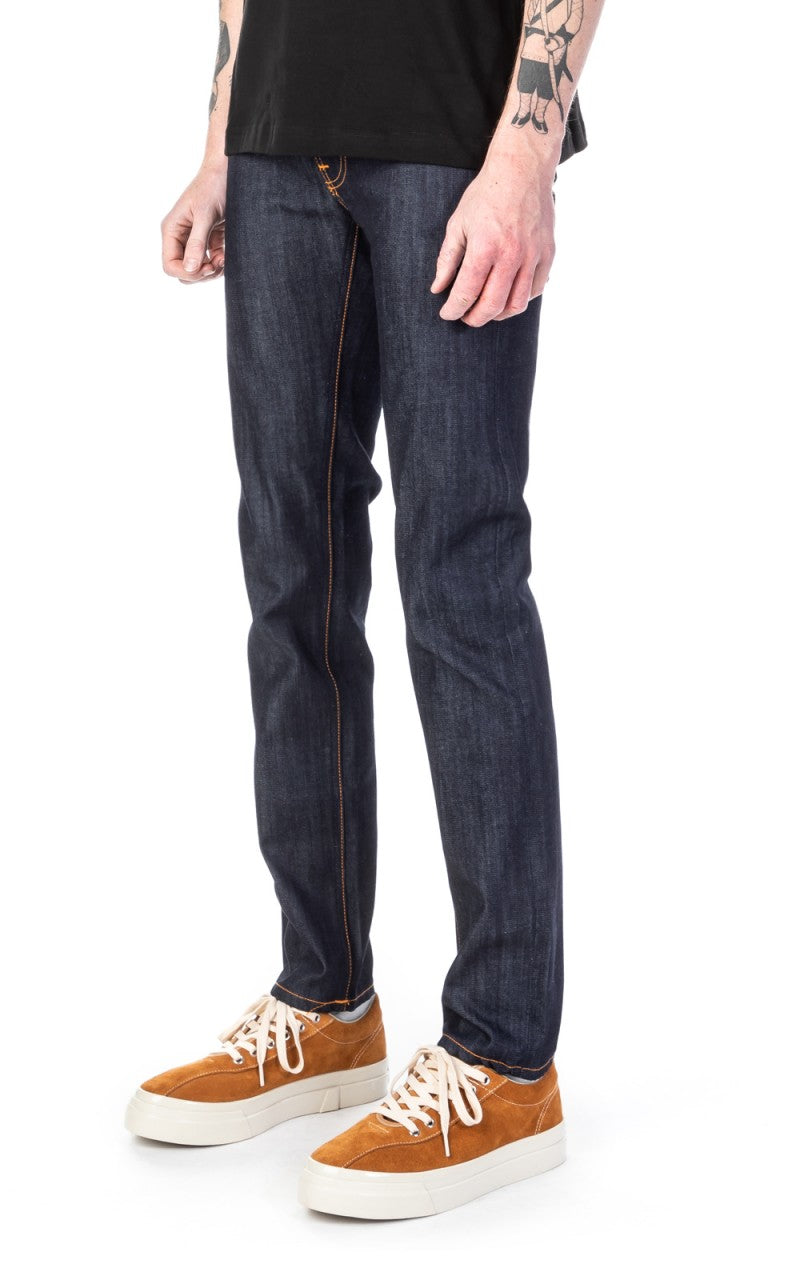 Nudie Jeans Thin Finn Dry Ecru Embo