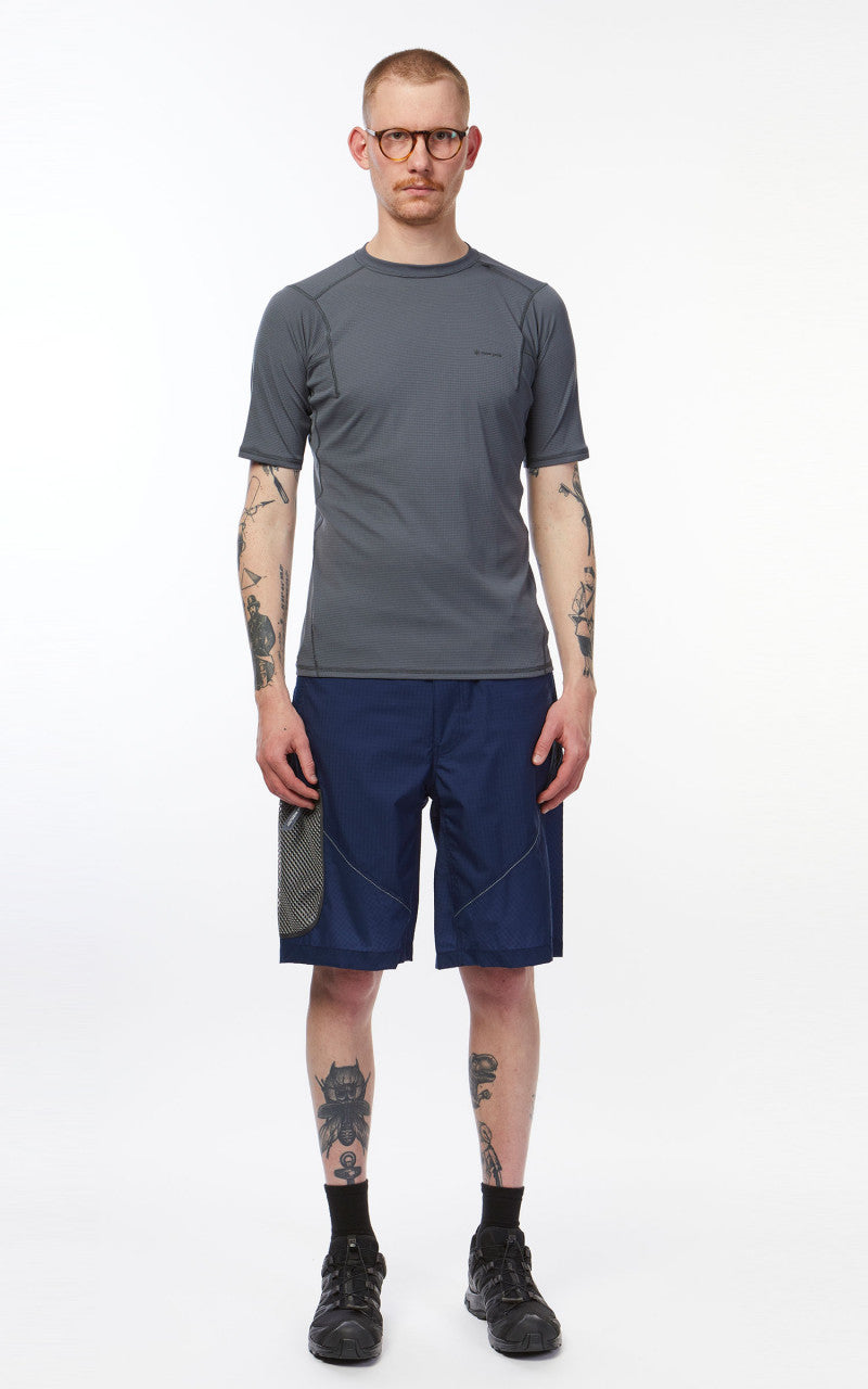 Snow Peak Pe Power Dry S/S Tee Grey