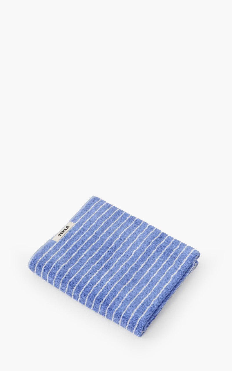 TEKLA Terry Towel Stripes Clear Blue Stripes