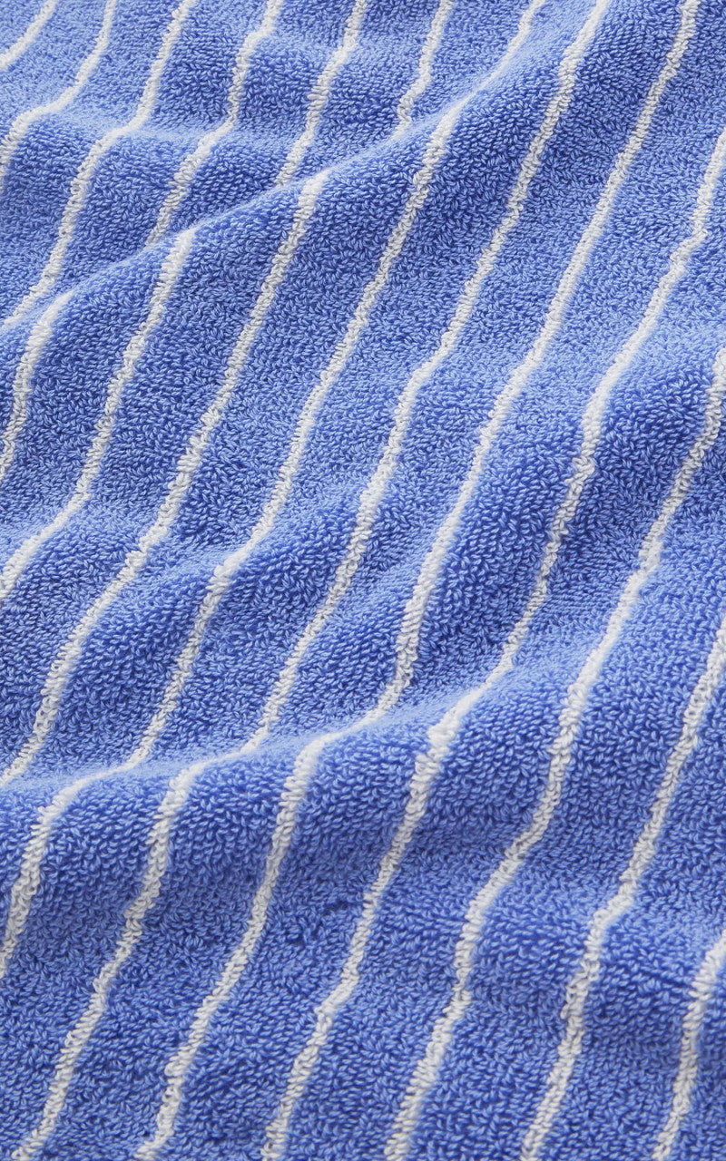 TEKLA Terry Towel Stripes Clear Blue Stripes