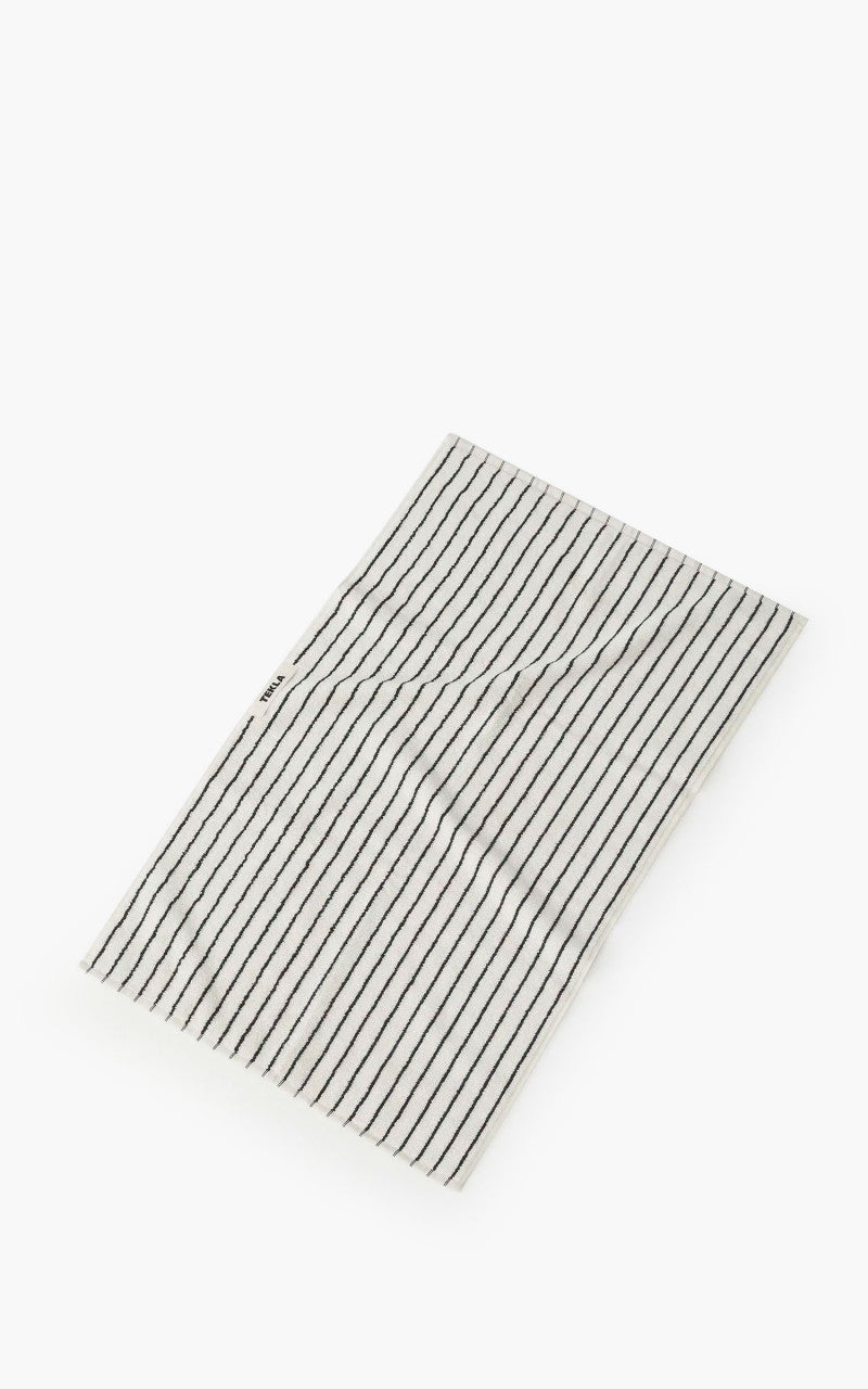 TEKLA Terry Towel Stripes Racing Green