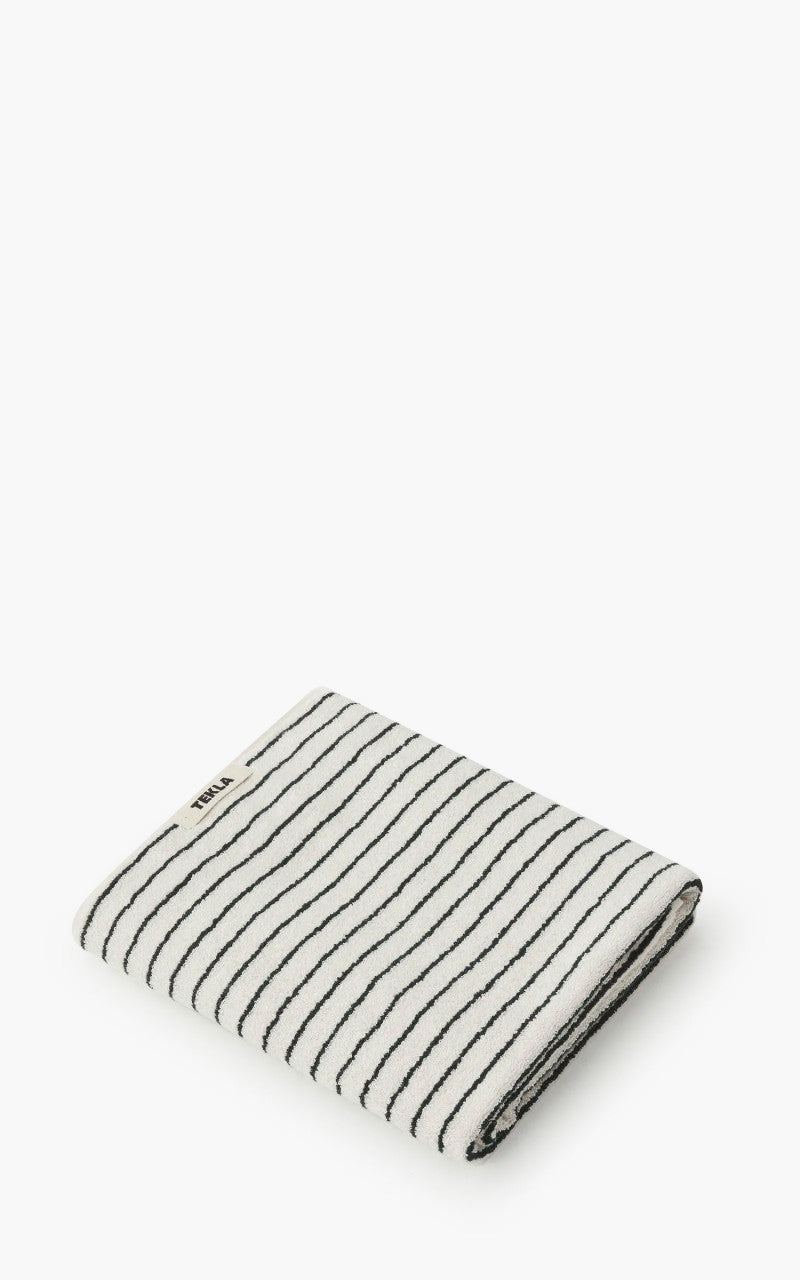 TEKLA Terry Towel Stripes Racing Green