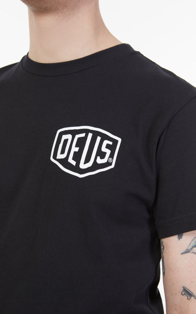 Deus Ex Machina Venice Address Tee Black