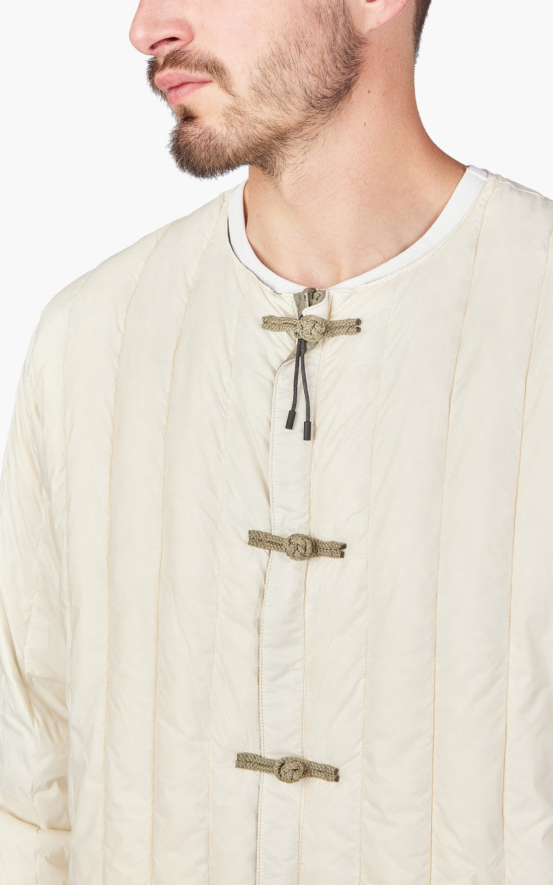 Taion x Beams Lights Reversible China Inner Jacket Off White/Sage