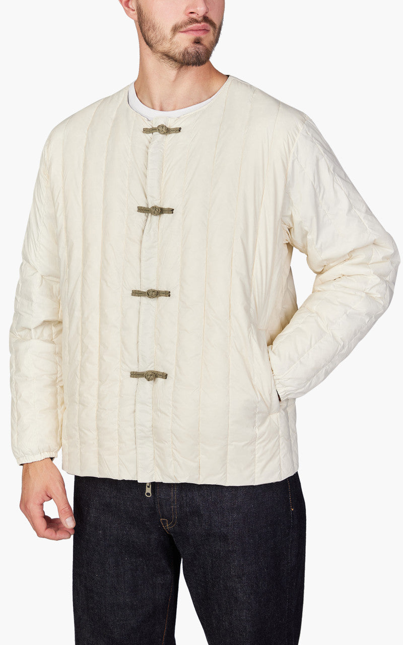Taion x Beams Lights Reversible China Inner Jacket Off White/Sage