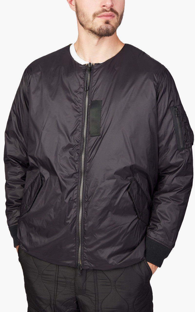 Taion x Beams Lights Reversible MA-1 Type Inner Down Jacket Black/Olive