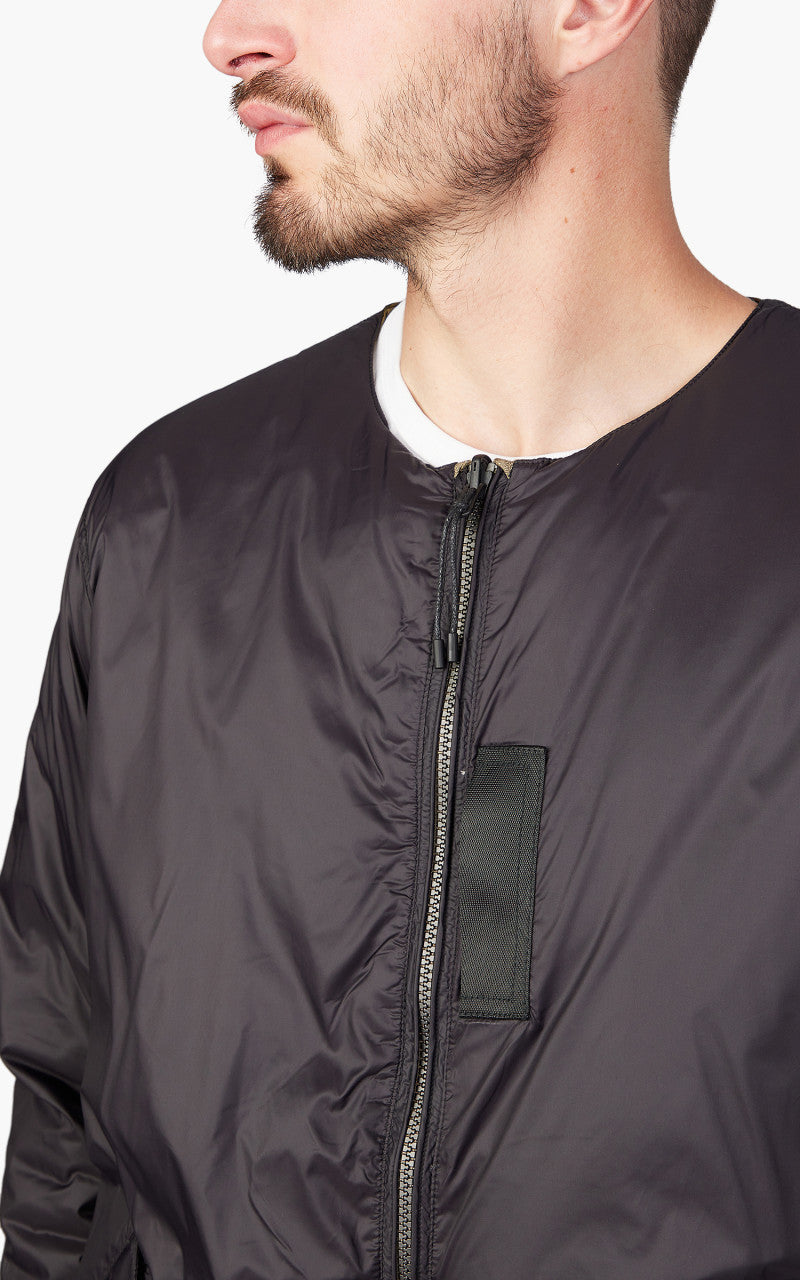 Taion x Beams Lights Reversible MA-1 Type Inner Down Jacket Black/Olive