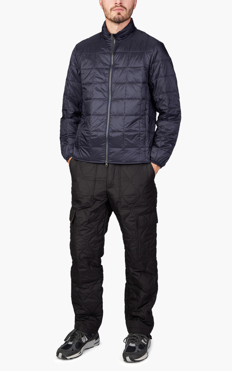 Taion HI-Neck Zip Down Jacket Navy