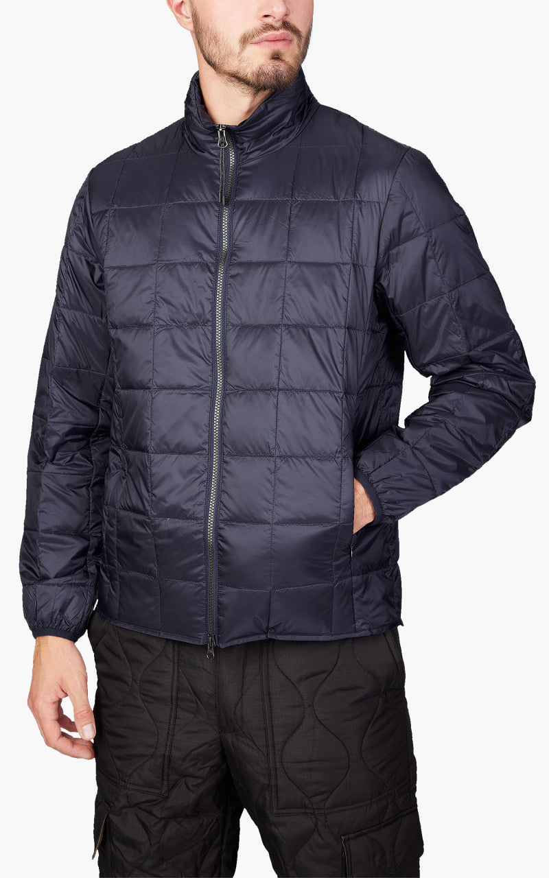 Taion HI-Neck Zip Down Jacket Navy