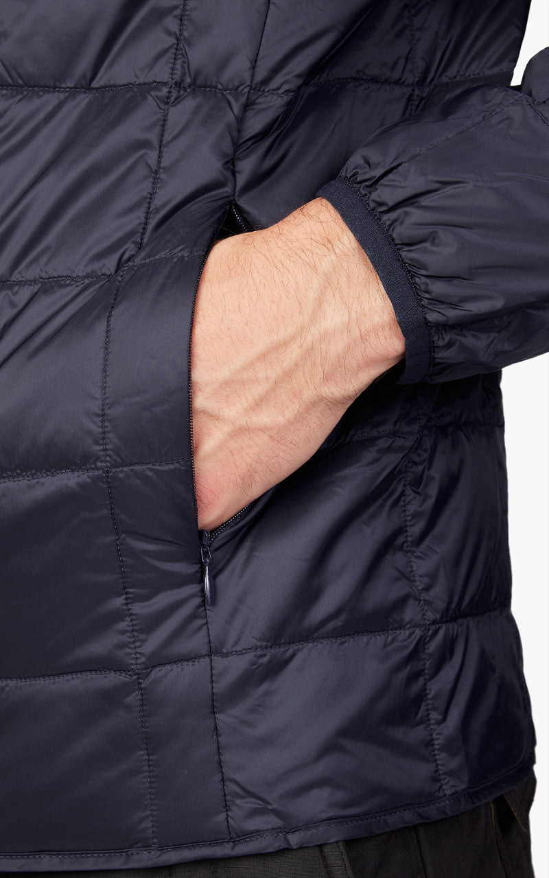 Taion HI-Neck Zip Down Jacket Navy