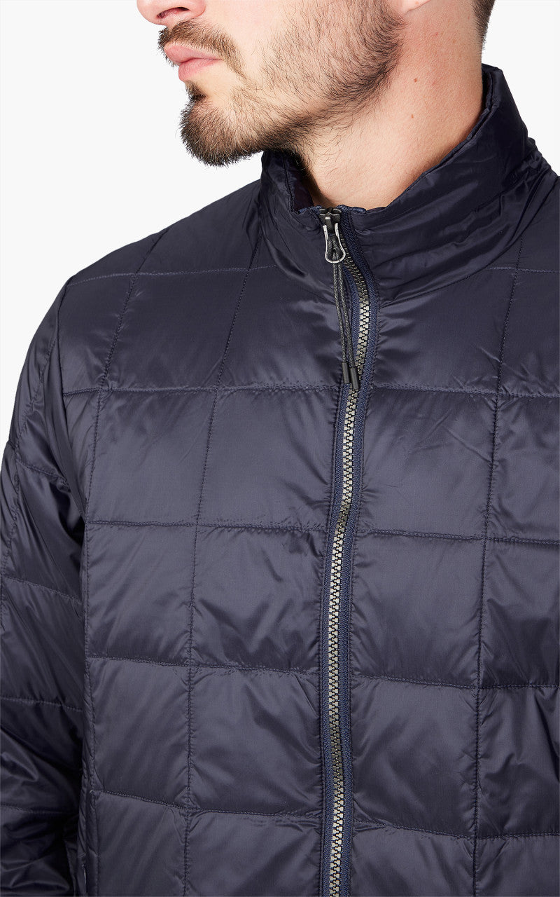 Taion HI-Neck Zip Down Jacket Navy