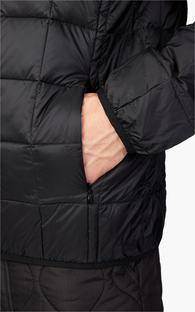 Taion Oversized Zip Down Hoodie Black