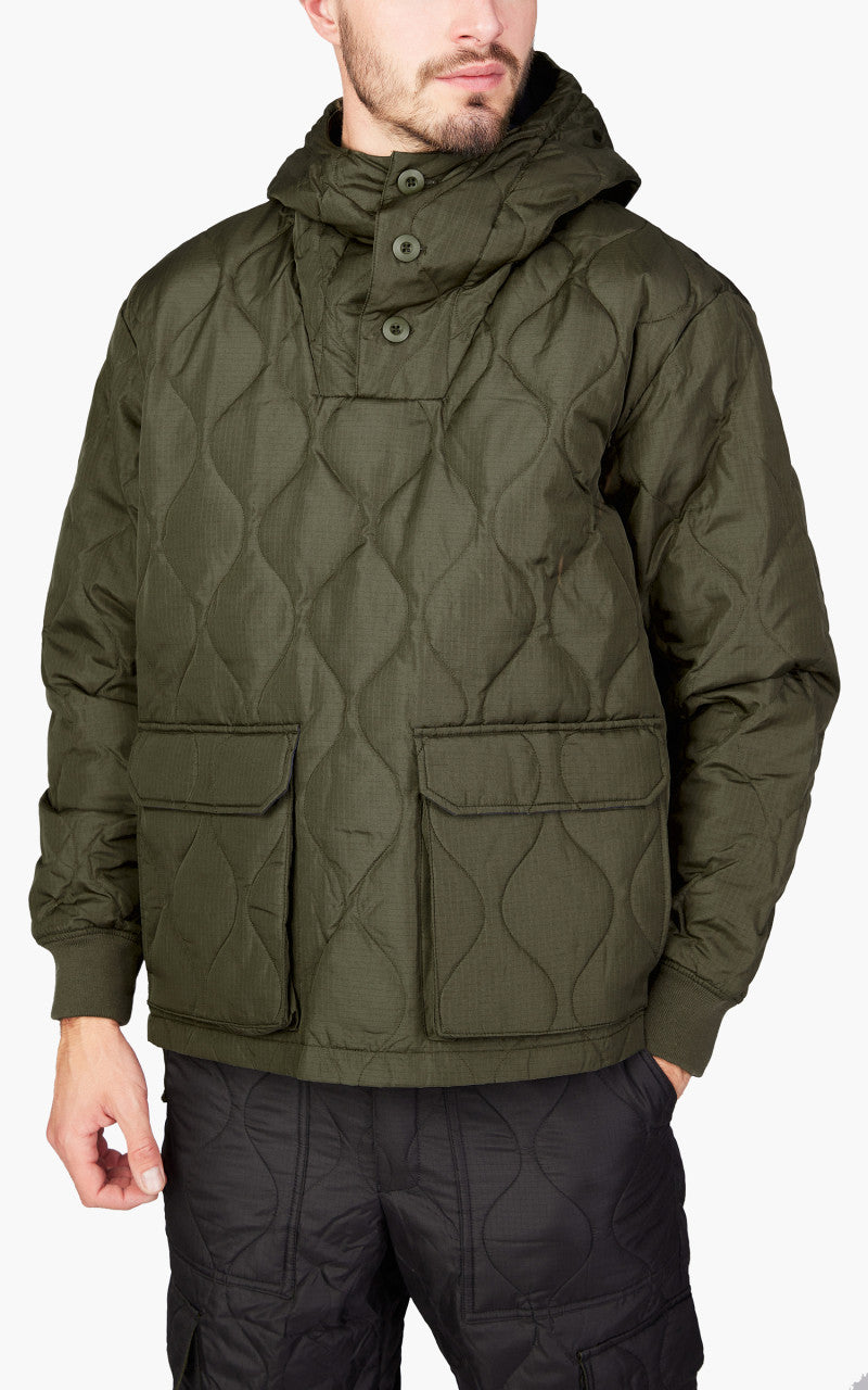 Taion Military Pull Over Hoodie Dark Olive