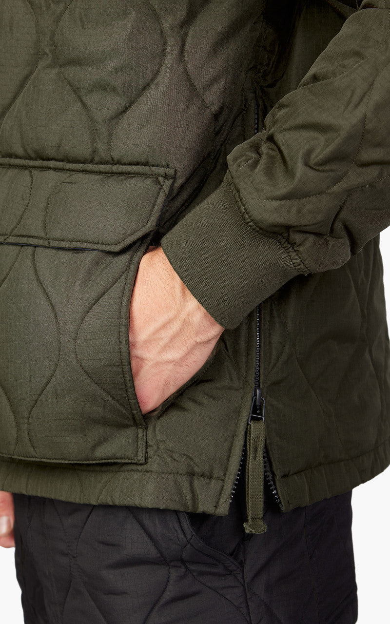 Taion Military Pull Over Hoodie Dark Olive