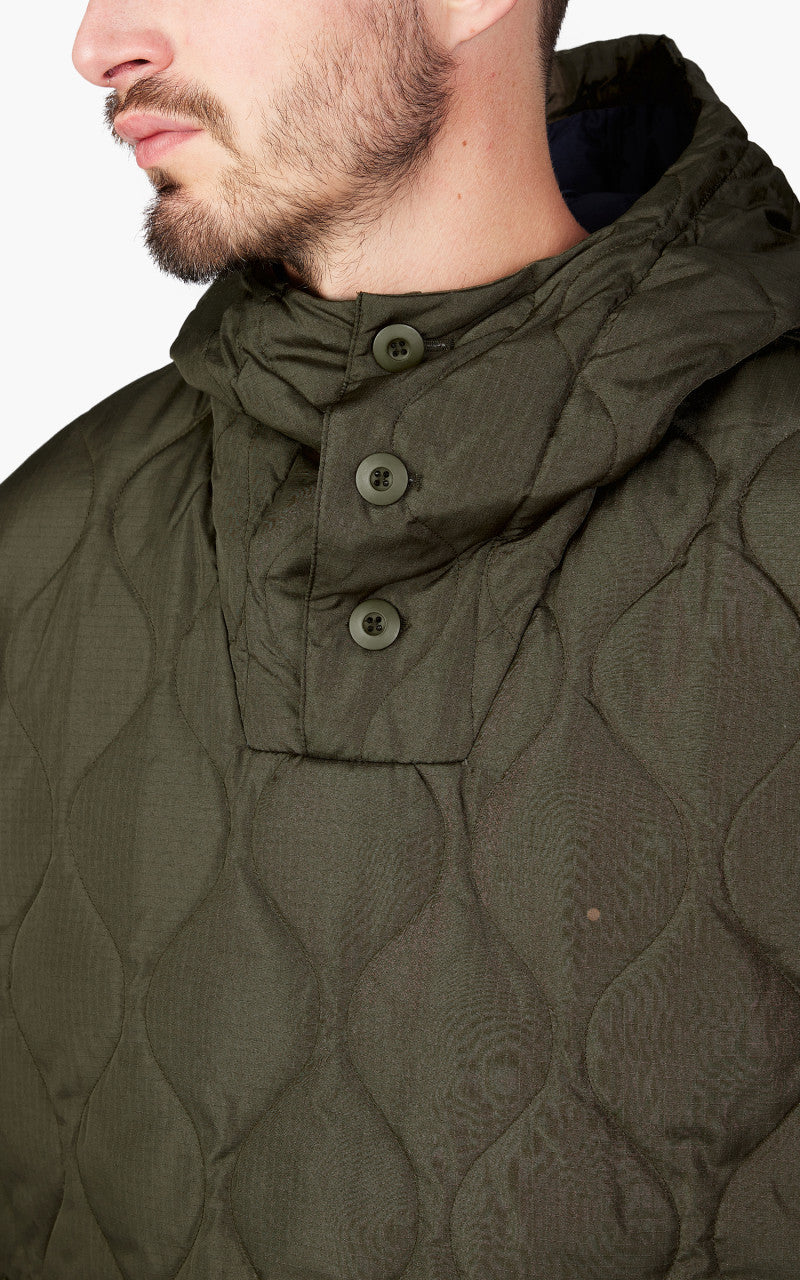 Taion Military Pull Over Hoodie Dark Olive
