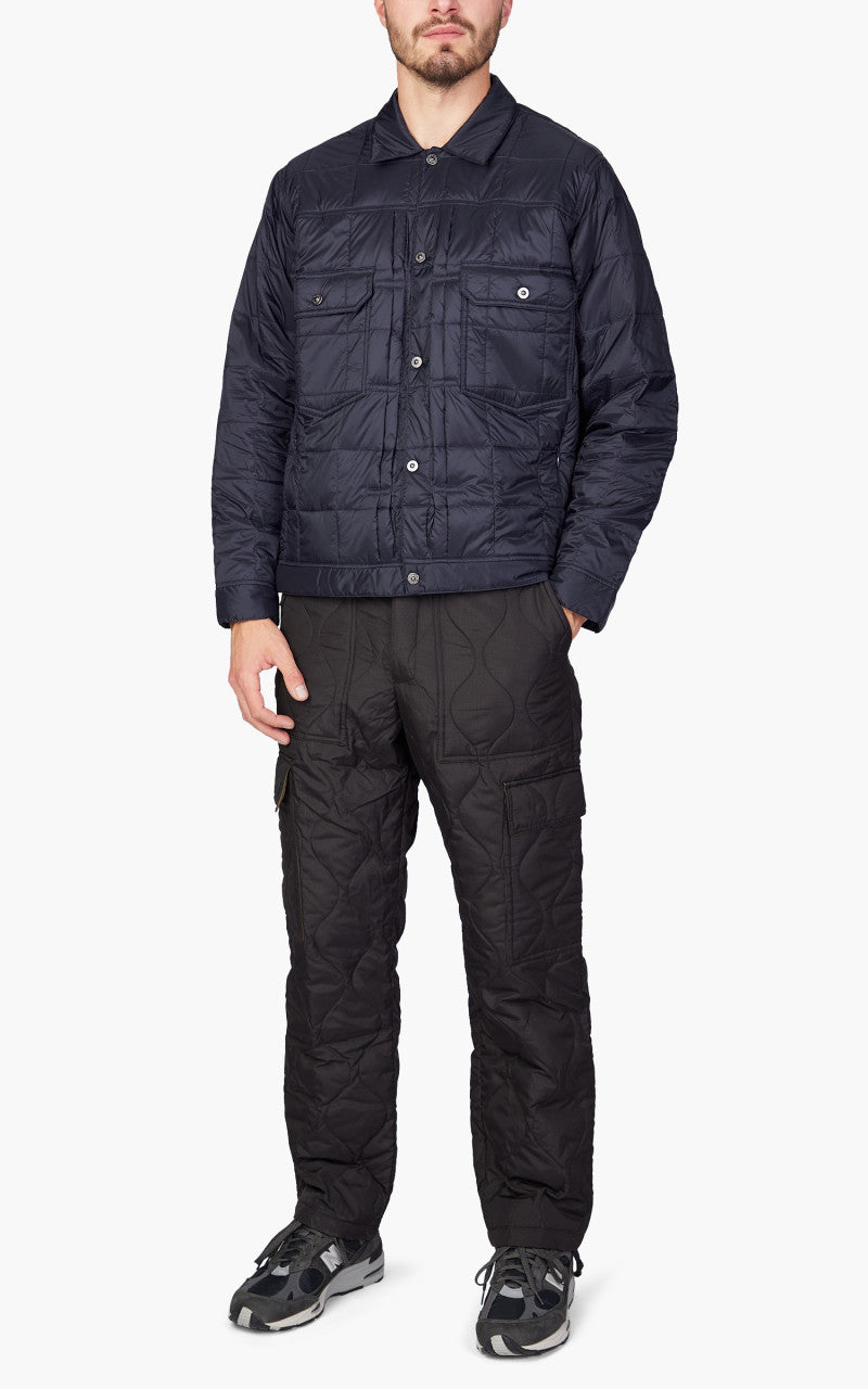 Taion Down Work Jacket Navy
