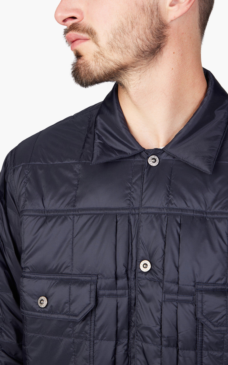 Taion Down Work Jacket Navy