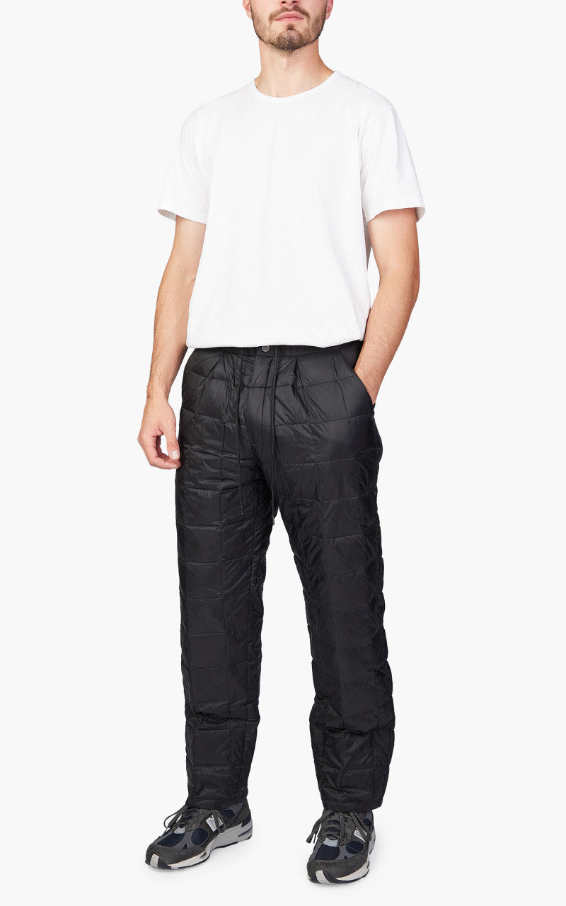 Taion Semi Wide Down Pants Black