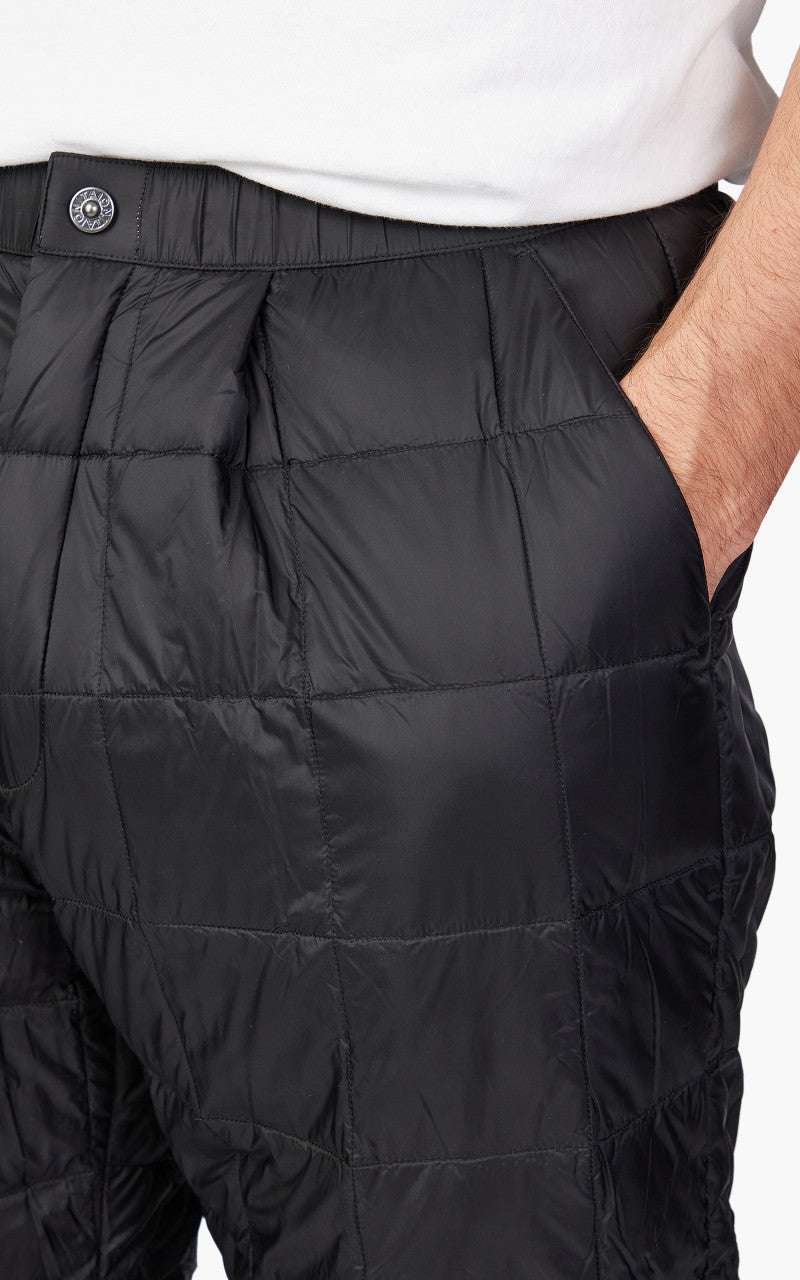 Taion Semi Wide Down Pants Black