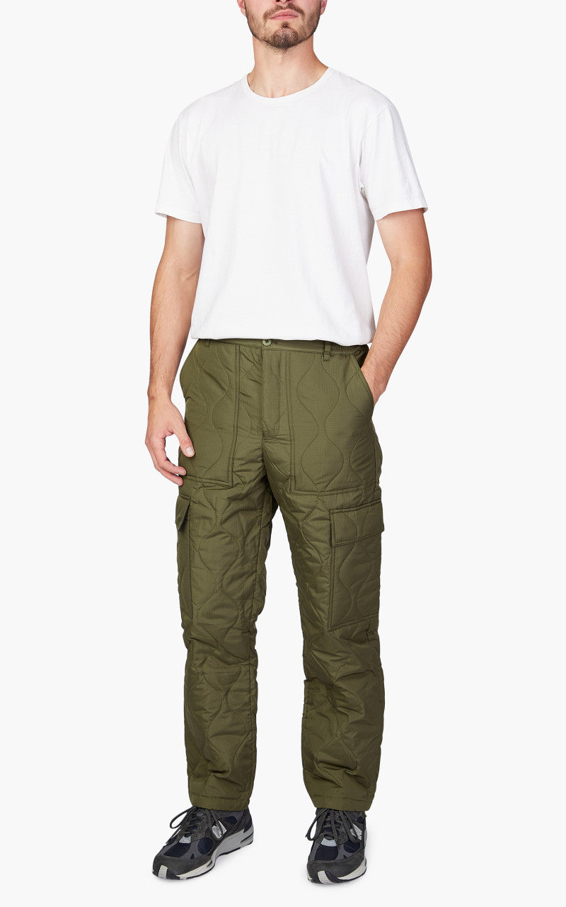 Taion Military Cargo Down Pants Dark Olive