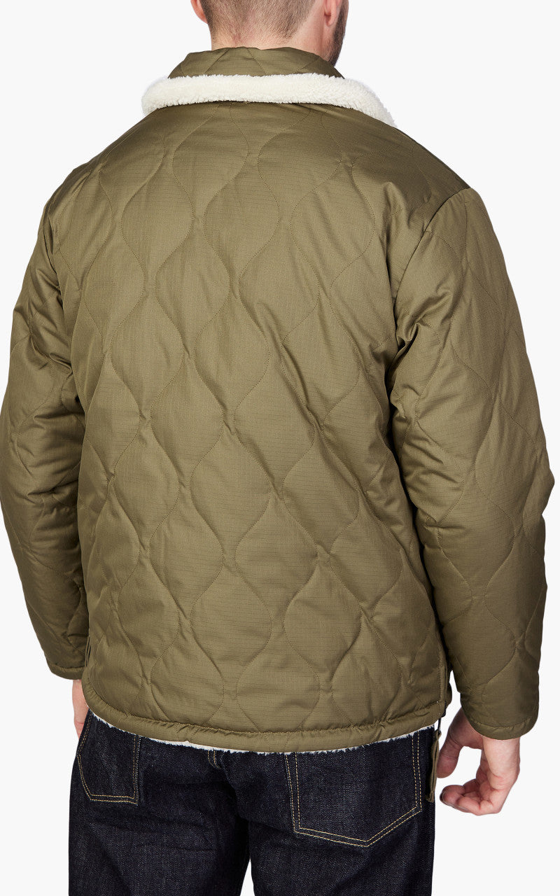 Taion Reversible Military Down Jacket Dark Olive/Cream