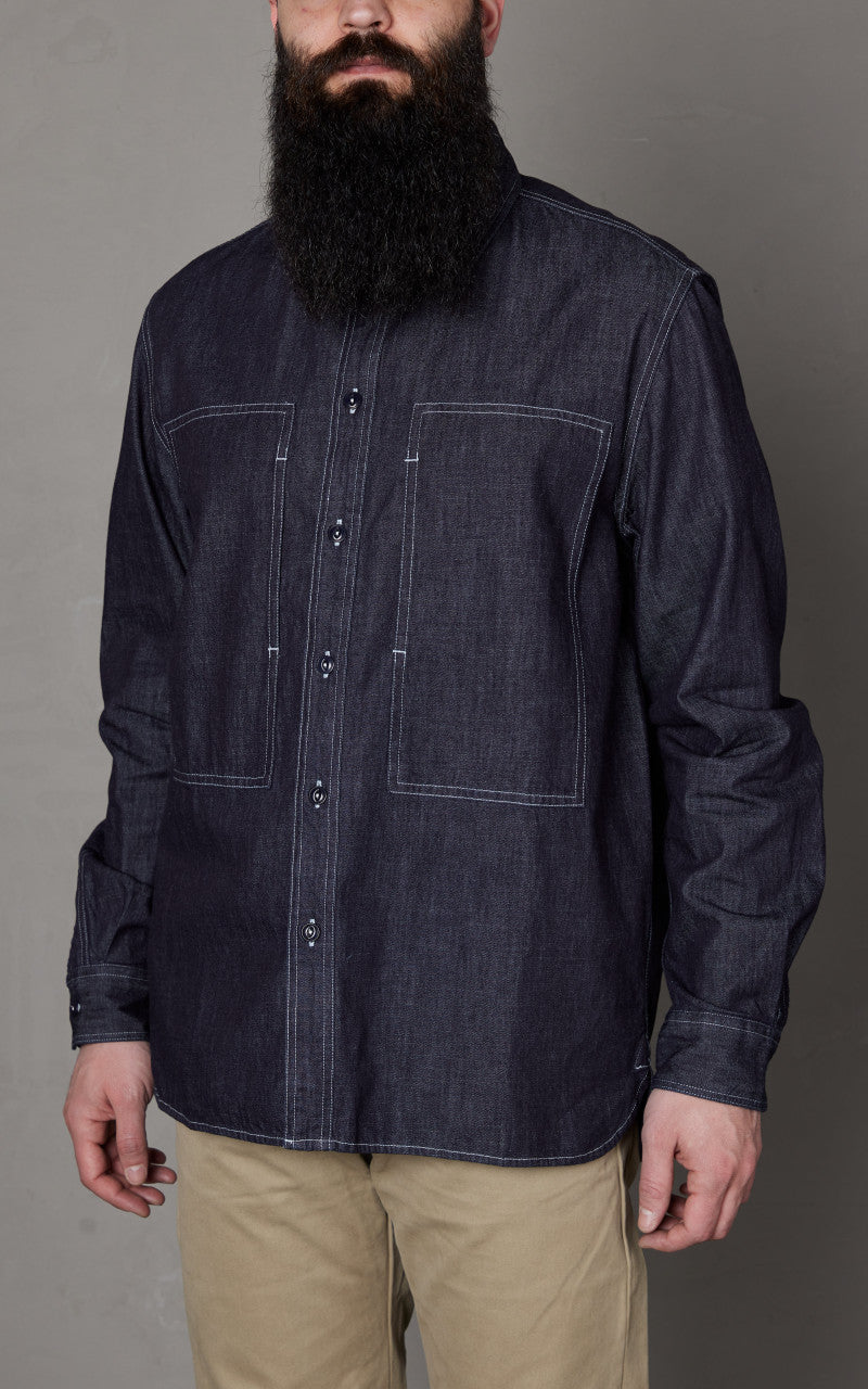 Tellason Marine Shirt Dry Indigo