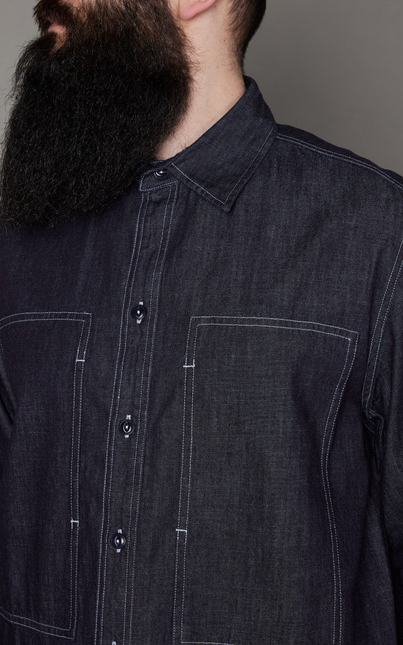 Tellason Marine Shirt Dry Indigo