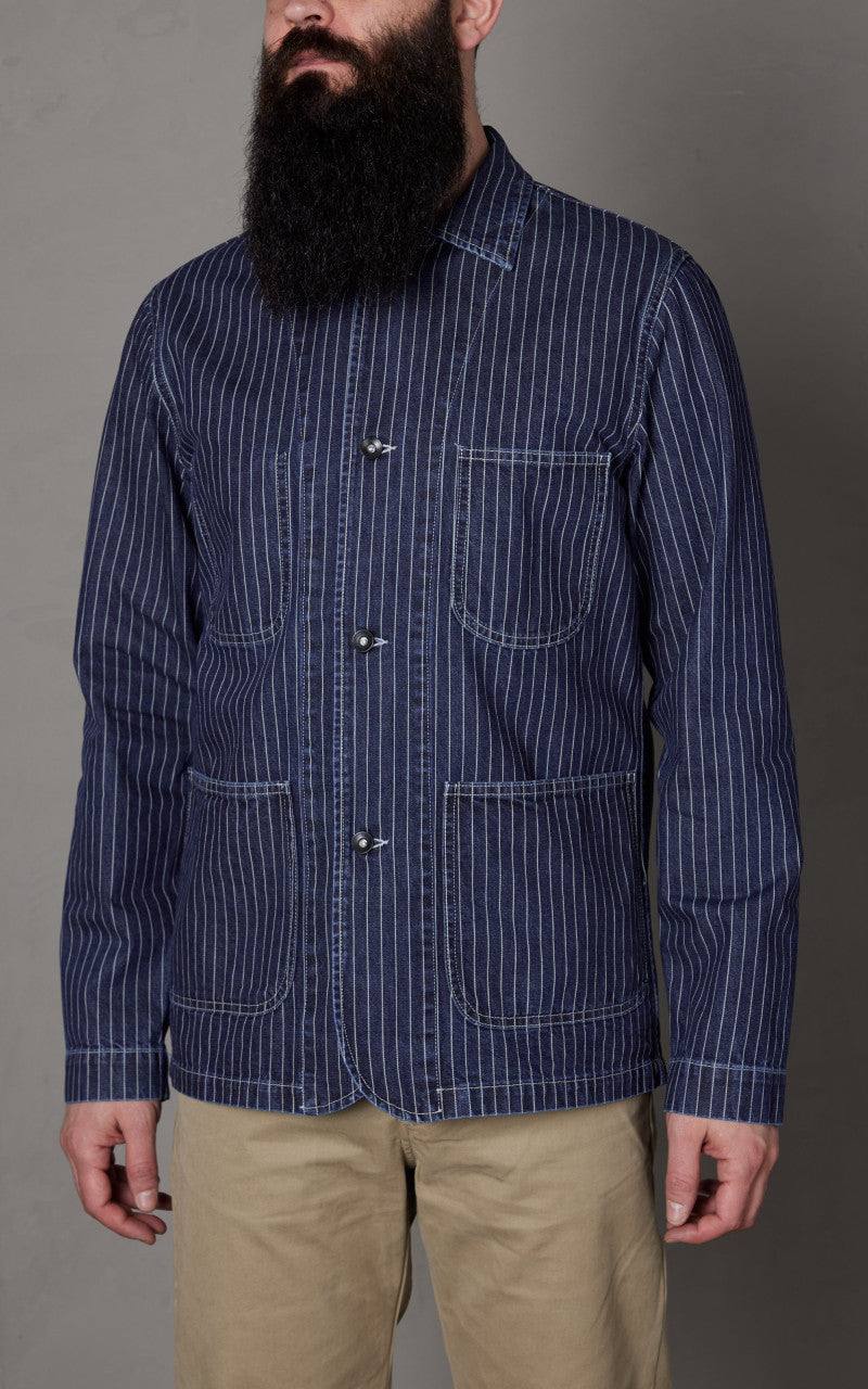 Tellason Baker Jacket Wabash Blue/White