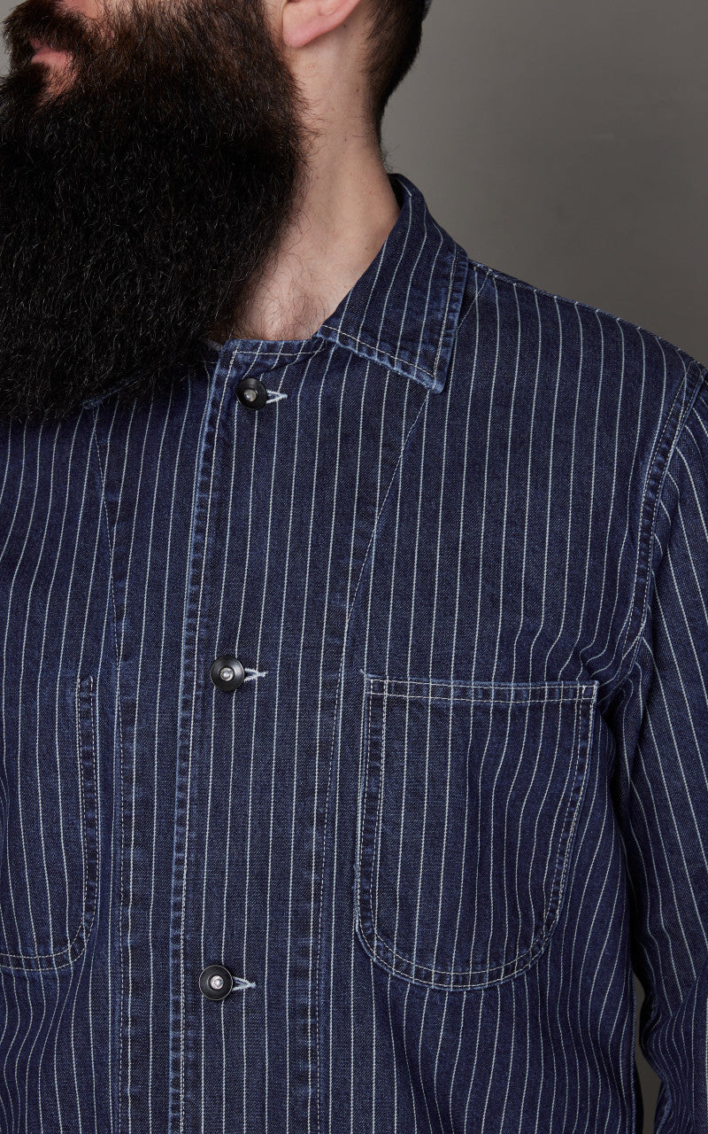 Tellason Baker Jacket Wabash Blue/White