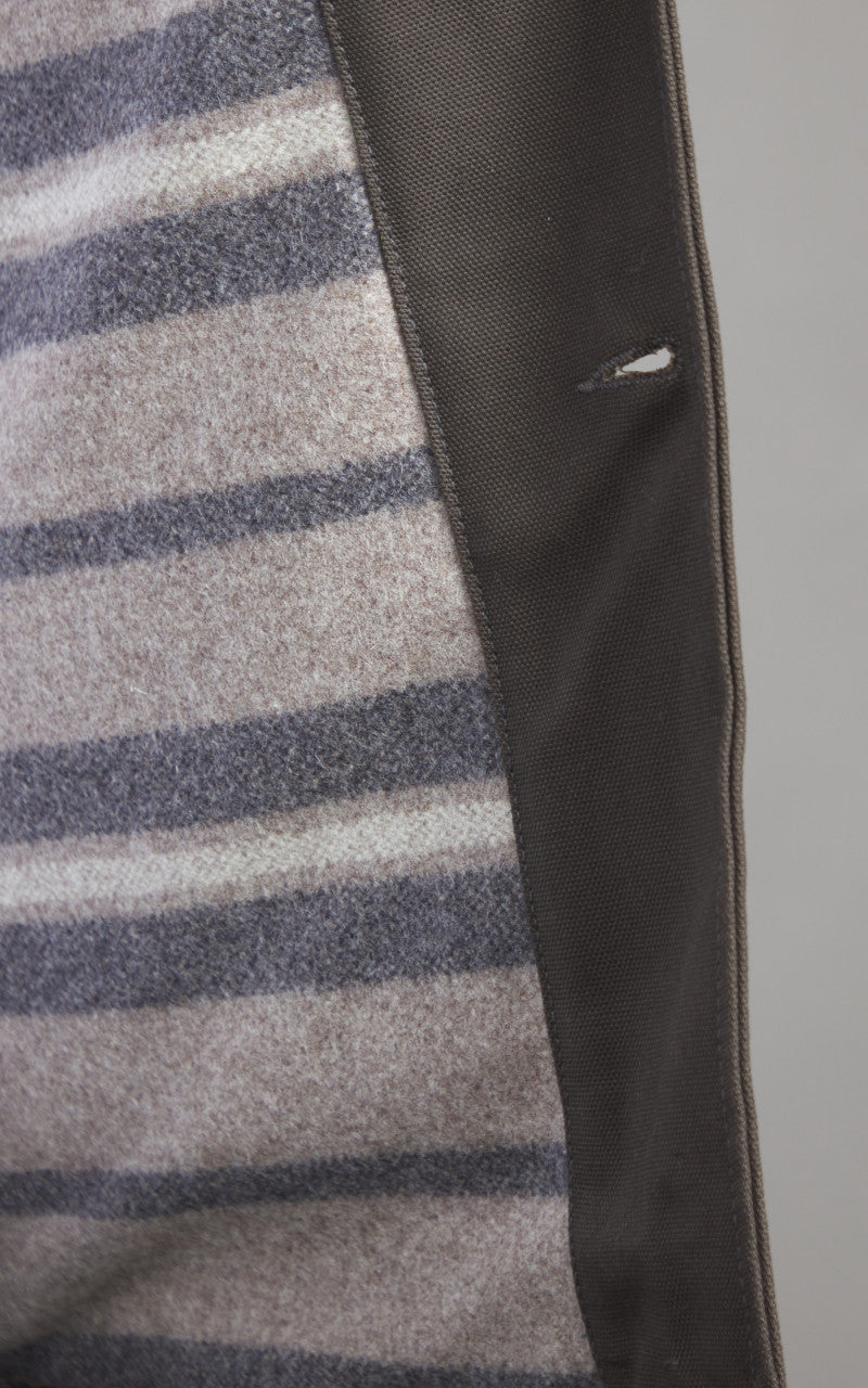 Tellason Baker Jacket Japanese Canvas Lined Brown