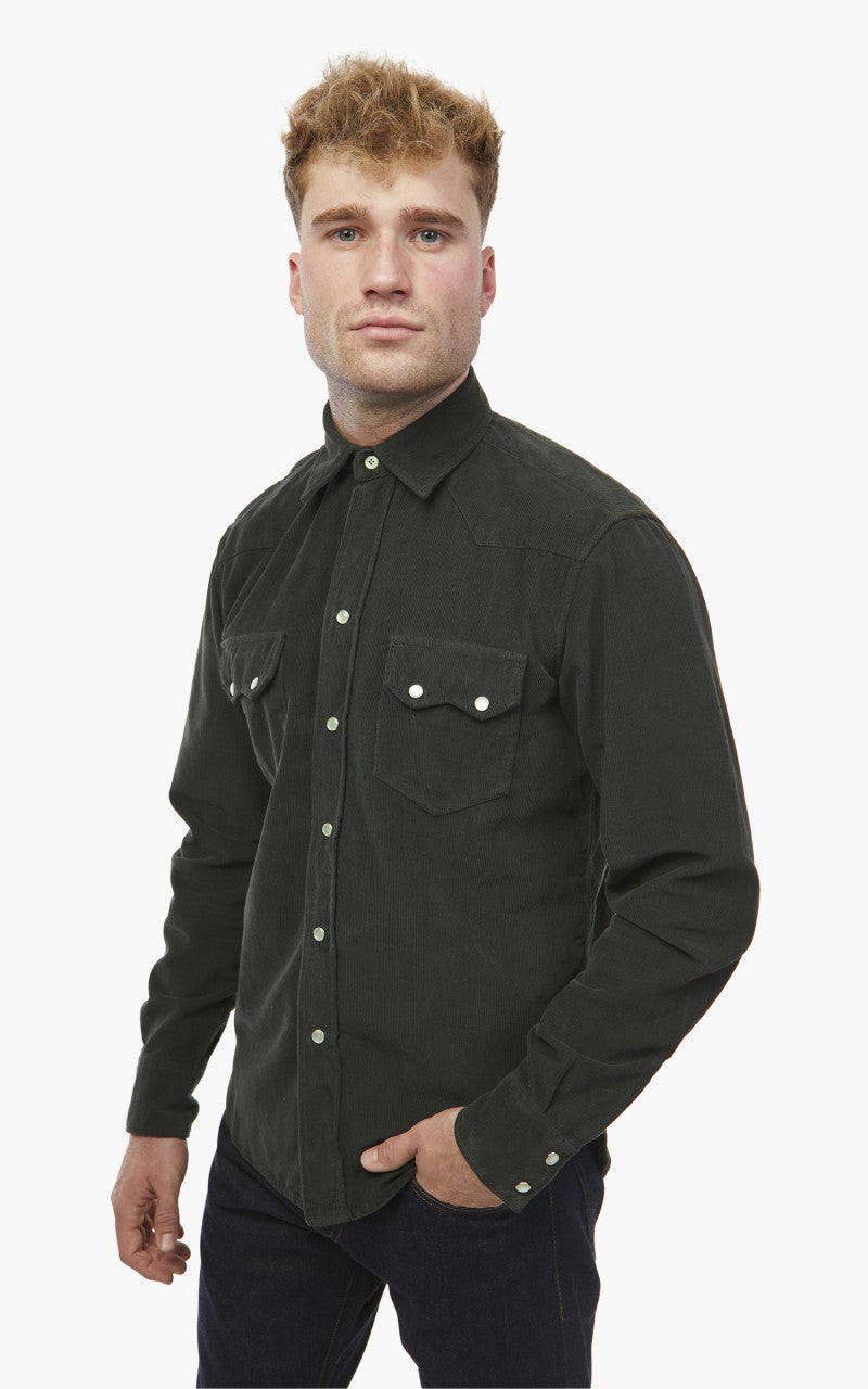 Tellason Cowboy Shirt Vell 16 Cisco Corduroy Espresso