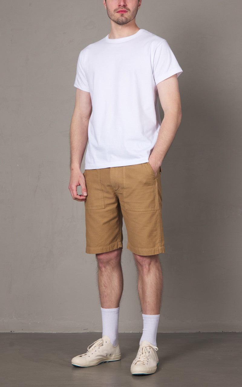 Tellason Fatigue Shorts Sateen British Tan