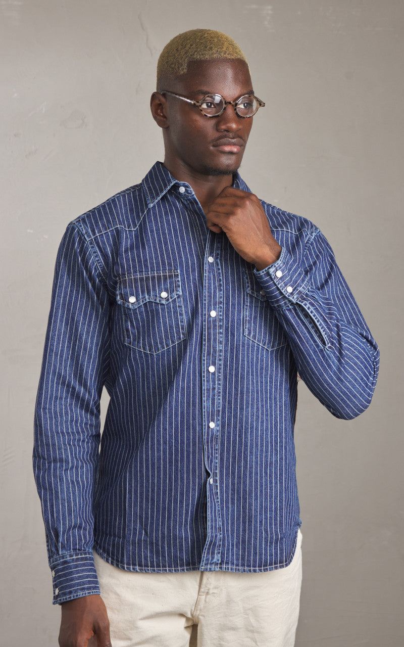 Tellason Cowboy Shirt Wabash Blue