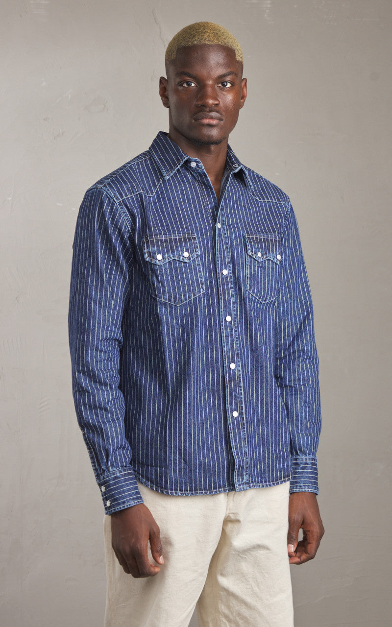 Tellason Cowboy Shirt Wabash Blue